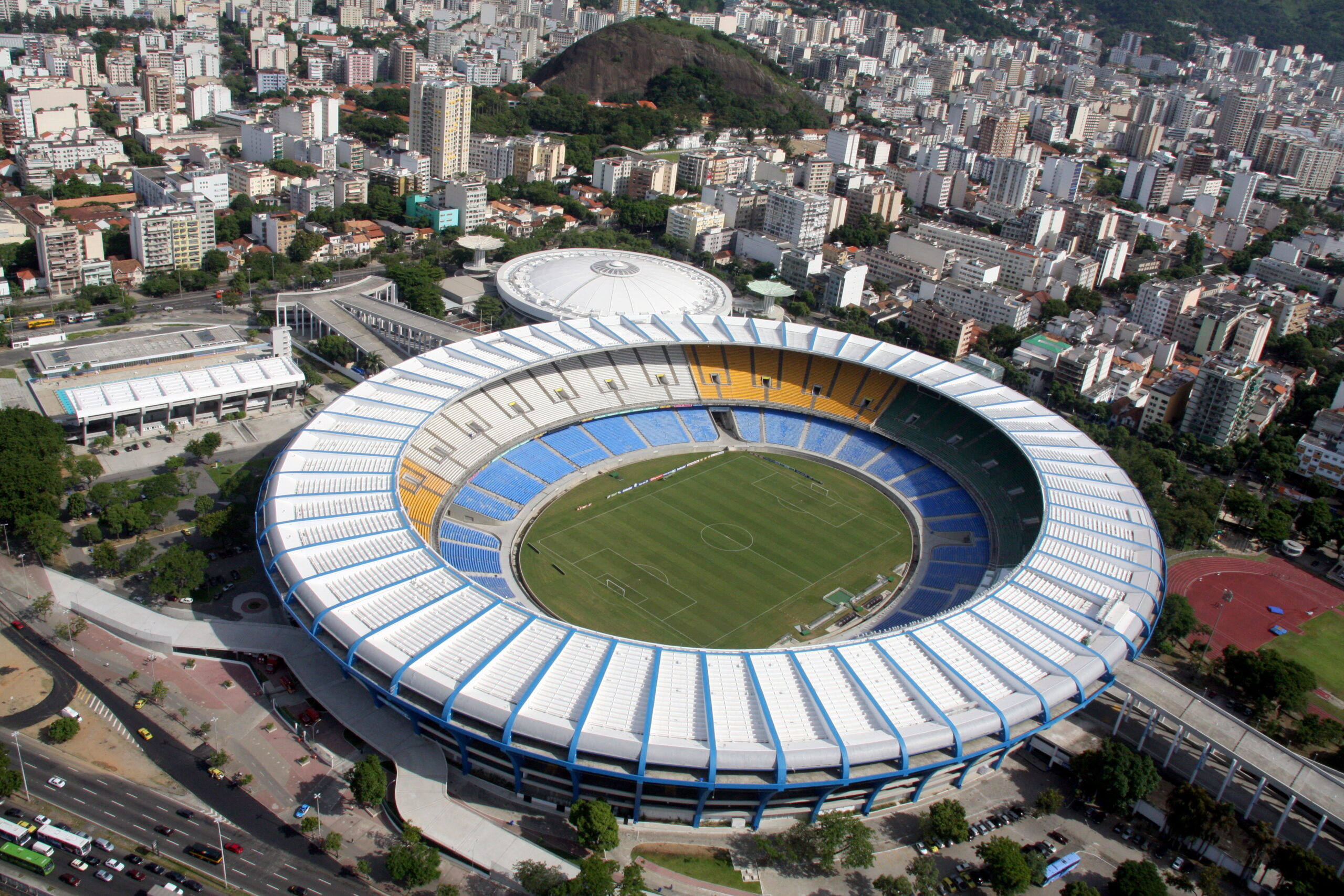Aerial view of the Maracanã Stadium